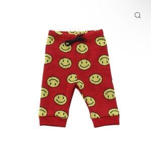 Smiley Face Red Kids Shorts by petite hailey. Unisex
